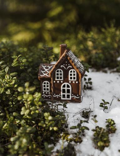 Lyslykt - Hus - Pepperkakehus - Nr 2 - www.frokenfraken.se