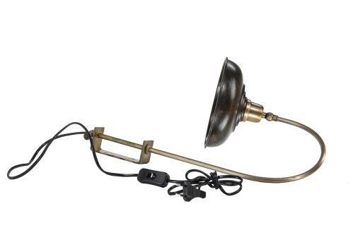 Vegglampe - Brun Antikk - 20 x 24/48 cm - www.frokenfraken.se