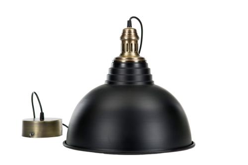 Taklampe - Antikk Svart - 38 x 34 cm - www.frokenfraken.se