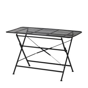 Trädgårdsbord - Järn - Svart - 120 x 63 x 75 cm - www.frokenfraken.se