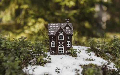 Lyslykt - Hus - Pepperkakehus - Nr 4 - www.frokenfraken.se
