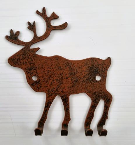 Krok - Ren - brun - Metall - 14 x 13 cm - www.frokenfraken.se