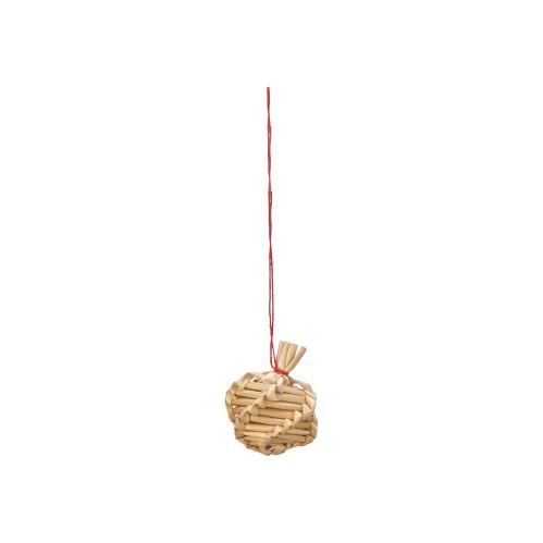 Julekuler – Halmfigurer – 12 stk – 3–6 cm - www.frokenfraken.se