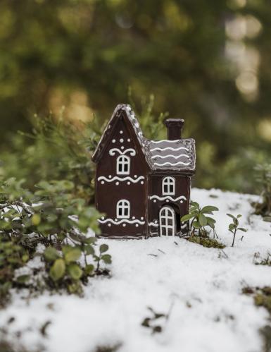 Lyslykt - Hus - Pepperkakehus - Nr 6 - www.frokenfraken.se