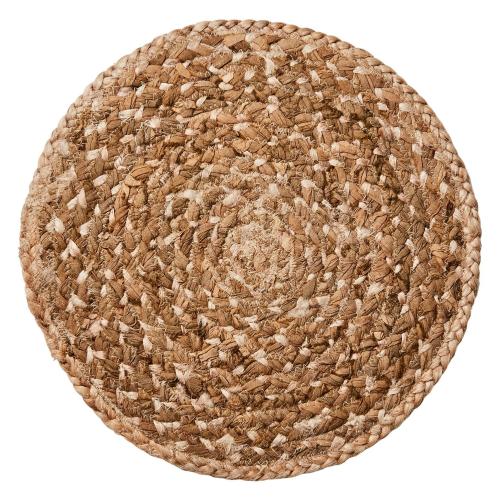 Brikke - Tallerkenunderlag - Natur/Beige - Ø35 cm - www.frokenfraken.se