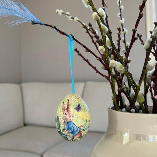Påskeegg - Peter Rabbit- 6,5 cm - 1 stk - www.frokenfraken.se