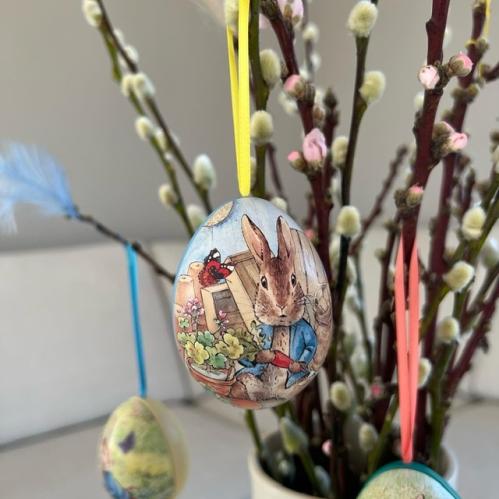 Påskeegg - Peter Rabbit- 6,5 cm - 1 stk - www.frokenfraken.se
