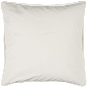 Kuddfodral - sammet - butter cream - 52 x 52 cm - www.frokenfraken.se