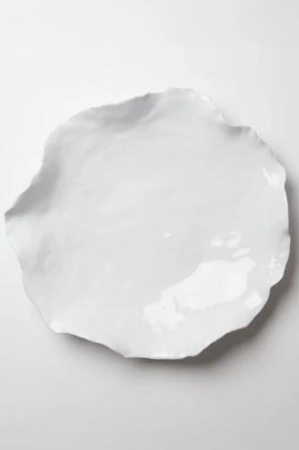 Fat/Skål - Claire - Vit - Ø41 x 7,5 cm - www.frokenfraken.se