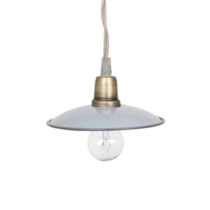Taklampe - Grå/Messing - 8 x Ø14 cm - www.frokenfraken.se