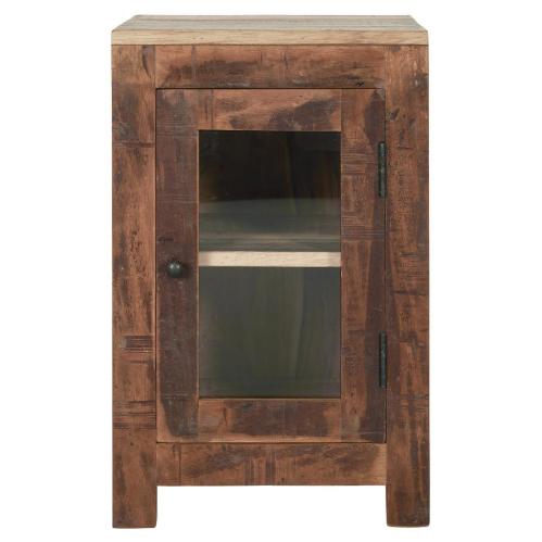 Sidobord - Skåp med glasdørr - Wood - 62 cm - www.frokenfraken.se
