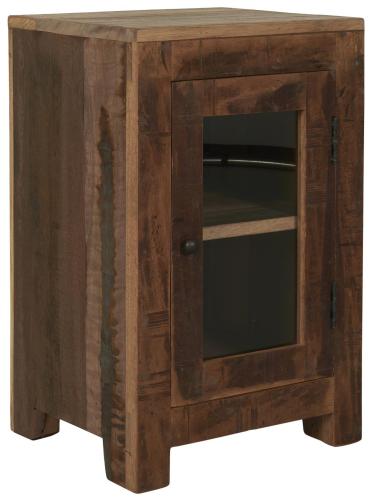 Sidobord - Skåp med glasdørr - Wood - 62 cm - www.frokenfraken.se