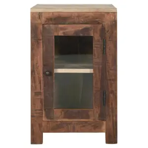 Sidobord - Skåp med glasdørr - Wood - 62 cm - www.frokenfraken.se