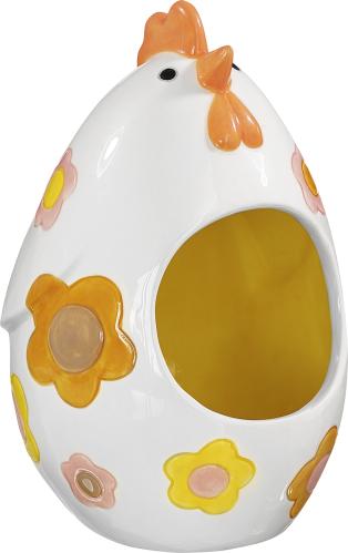Påskeegg - Flower Power - Godisgjemme - 11 x 17 cm - www.frokenfraken.se