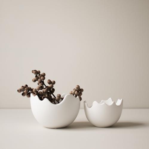 Påskepynt - Eggskall - 11 x 8 cm - www.frokenfraken.se