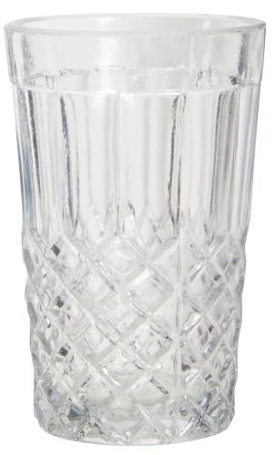 Lyslykt/Vase - Krystallglassfølelse - Ø7,5 x 11,5 cm - www.frokenfraken.se