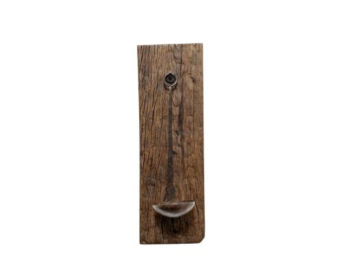 Vegglysestake for blokklys - Rustikk tre - 46 x 16 cm - www.frokenfraken.se