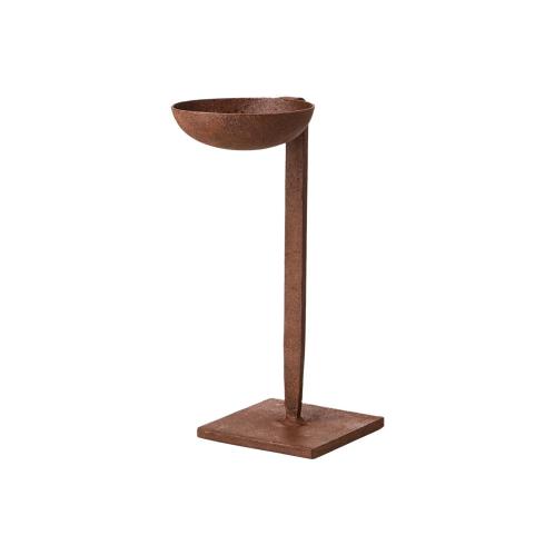 Telysholder S - Rust - 8 x 8 x 19 cm - www.frokenfraken.se