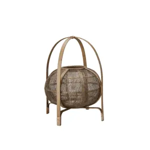 Lyslykt - Bambus - Natur - 41 x 30 cm - www.frokenfraken.se