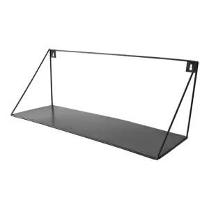 Hylla Albert Svart - B 80 x D 20 x H 23 cm - www.frokenfraken.se