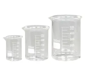 Målebeger - Klarglass - 3-pakning - www.frokenfraken.se