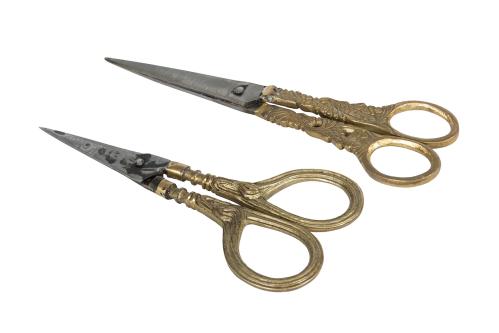 Saks - Antikk messing - 2-pakning - 21 x 6 cm - www.frokenfraken.se