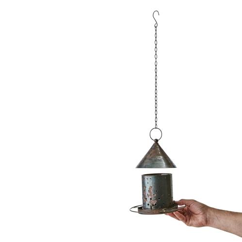 Fuglemater - Hengende hus - Svart - Ø19 x 21 cm - www.frokenfraken.se