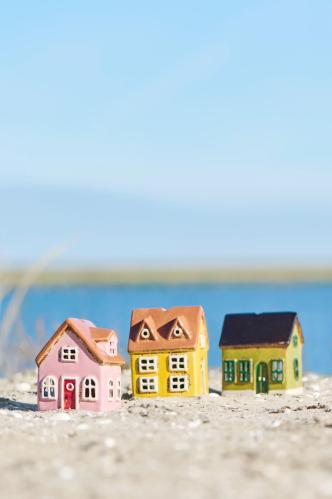 Hus for varmelamper - 3-pakning - Mini Nyhavn - 10 cm - www.frokenfraken.se