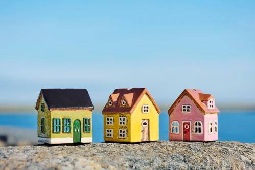 Hus for varmelamper - 3-pakning - Mini Nyhavn - 10 cm - www.frokenfraken.se