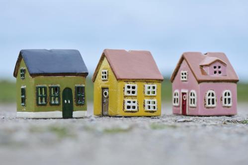Hus for varmelamper - 3-pakning - Mini Nyhavn - 10 cm - www.frokenfraken.se