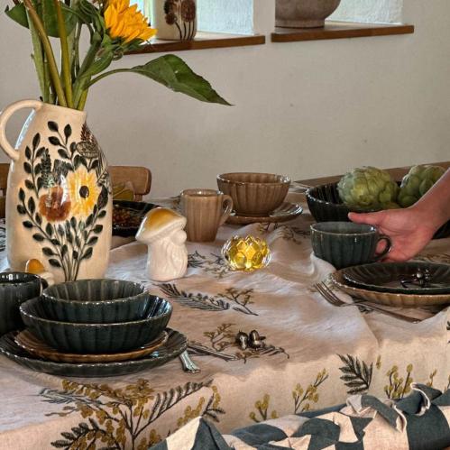 Skål - Joy - Ocra - Ø14 x 7 cm - www.frokenfraken.se