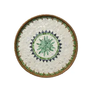 Brett - Grønn/naturlig - Dyrkede Snegler - Ø34 cm - www.frokenfraken.se