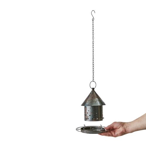 Fuglemater - Hengende hus - Svart - Ø19 x 21 cm - www.frokenfraken.se