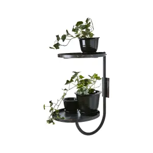 Vegghylle - Svart - 30 x 53 x 40 cm - www.frokenfraken.se