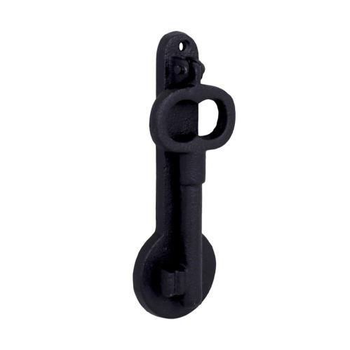 Dörrklapp Nøkkel Jern - Svart - B6 x H17 x D2 cm - www.frokenfraken.se