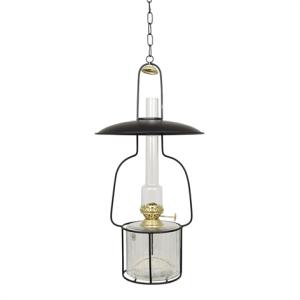 Hengende Parafinlampe Svart/Messing - Ø 20 x H 40 cm - www.frokenfraken.se