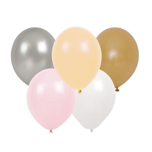 Ballonger - Blandede farger - Rosa - 10 stk - www.frokenfraken.se