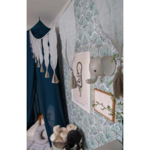 Tygvimpel - Grå - 4 meter - www.frokenfraken.se