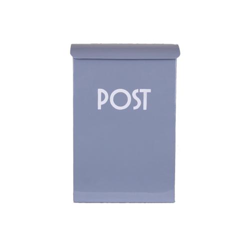 Postkasse Blå - 17 x 7 x 25 - www.frokenfraken.se