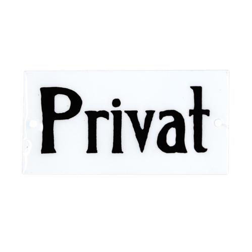 Emaljeskilt - Privat