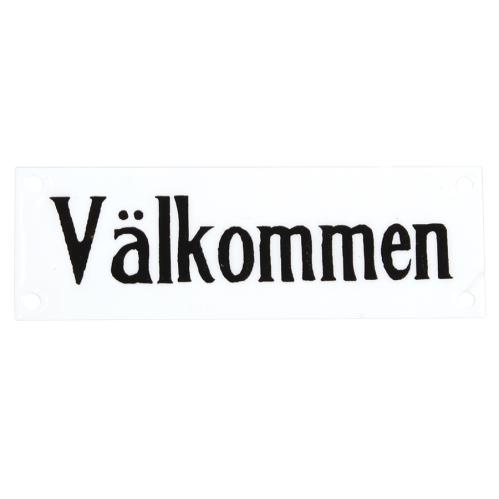 Emaljeskilt - 