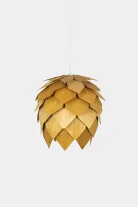 Taklampe – Cone – Brun – Ø44 cm - www.frokenfraken.se