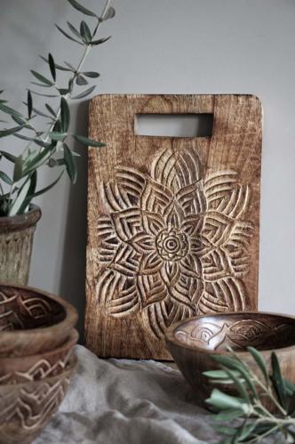 Skjærebrett - Fleur - Støtt Barncancerfonden - 20 x 30 x 2 cm - www.frokenfraken.se
