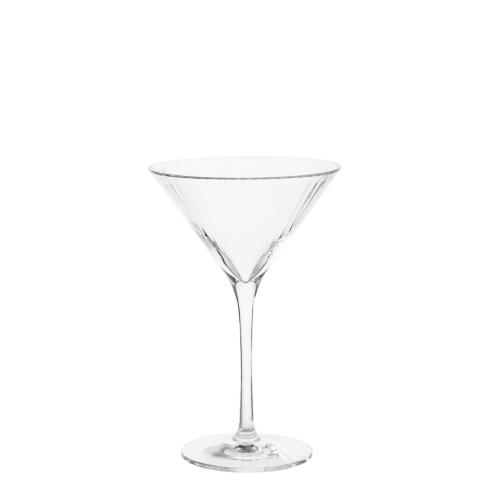 Cocktailglass - Plast - Riflet - 18 cm - www.frokenfraken.se