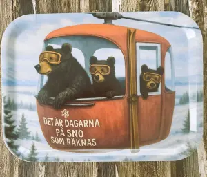 Brett – Skibjørner – 27 x 20 cm - www.frokenfraken.se