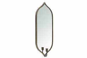 Lyslampe Speilvegg Antikk Messing - 59 cm - www.frokenfraken.se