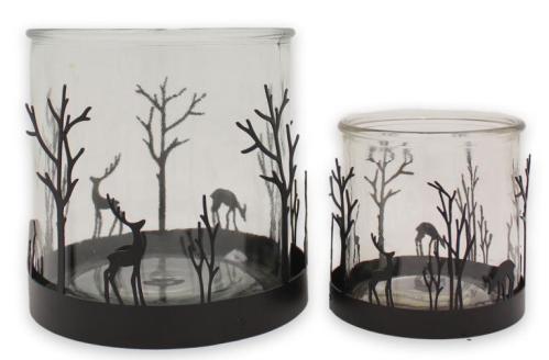 Ljuslykta - Skogen - Liten – Ø10 x 10 cm - www.frokenfraken.se