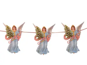 Girlang - Blå Engel - Julepynt - www.frokenfraken.se