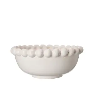 Bolll – Liten – Hvit – Ø19,5 x 22 x 19 cm - www.frokenfraken.se