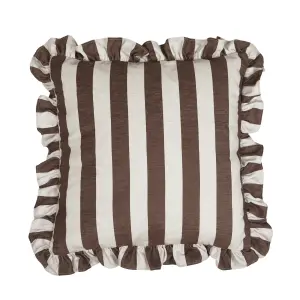 Kuddfodral - ZENGA - CHOKLAD - 48x48 cm - www.frokenfraken.se